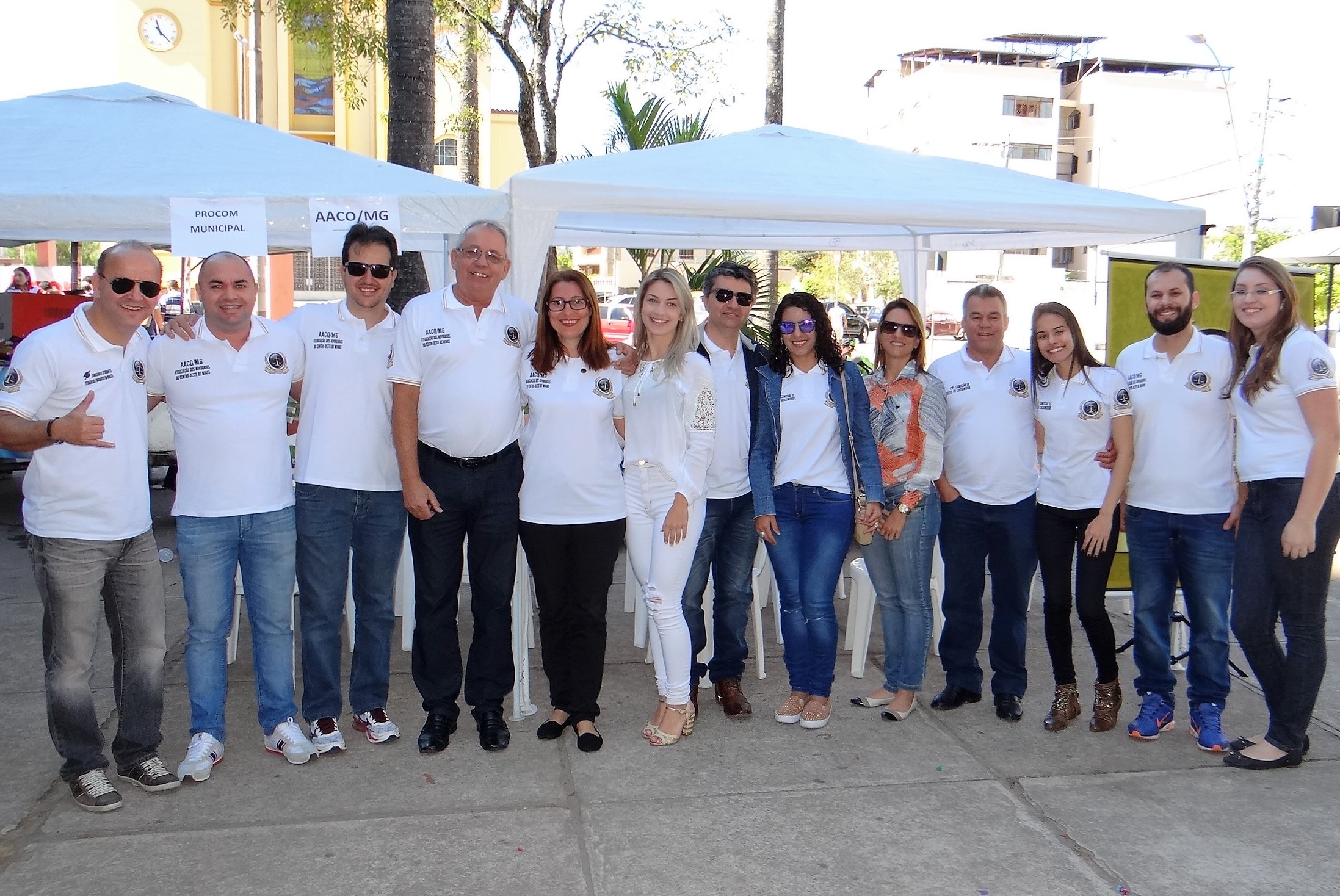 Ação social na Praça da Catedral